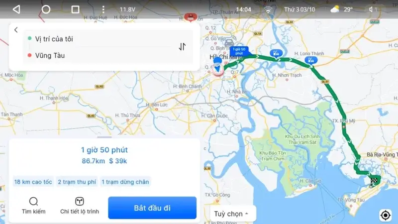 Vietmap Live dẫn đường thông minh