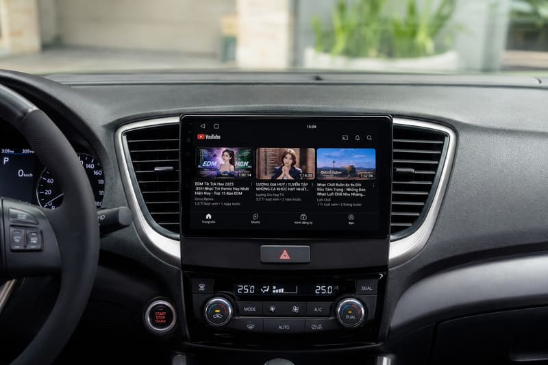 Hướng dẫn sử dụng màn hình Android ô tô để xem Youtube