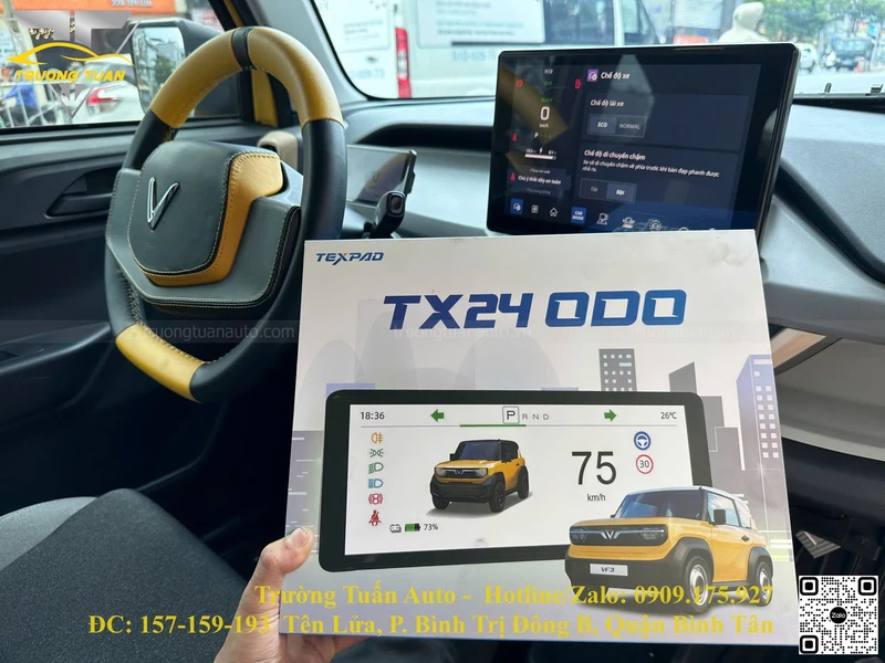 Nâng cấp màn hình ODO cho VinFast VF3